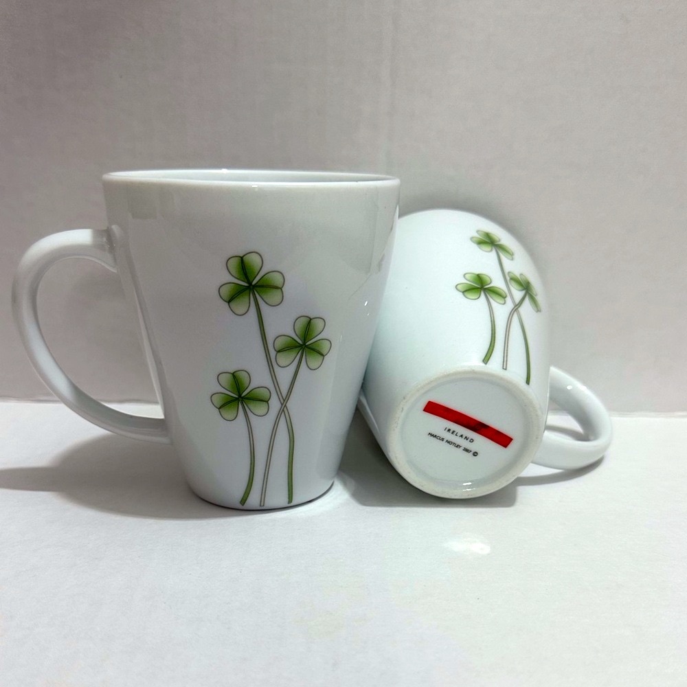 Marcus Notley Rare Shamrock Mugs Qty2 Ireland 2007 StPatrick’sDay